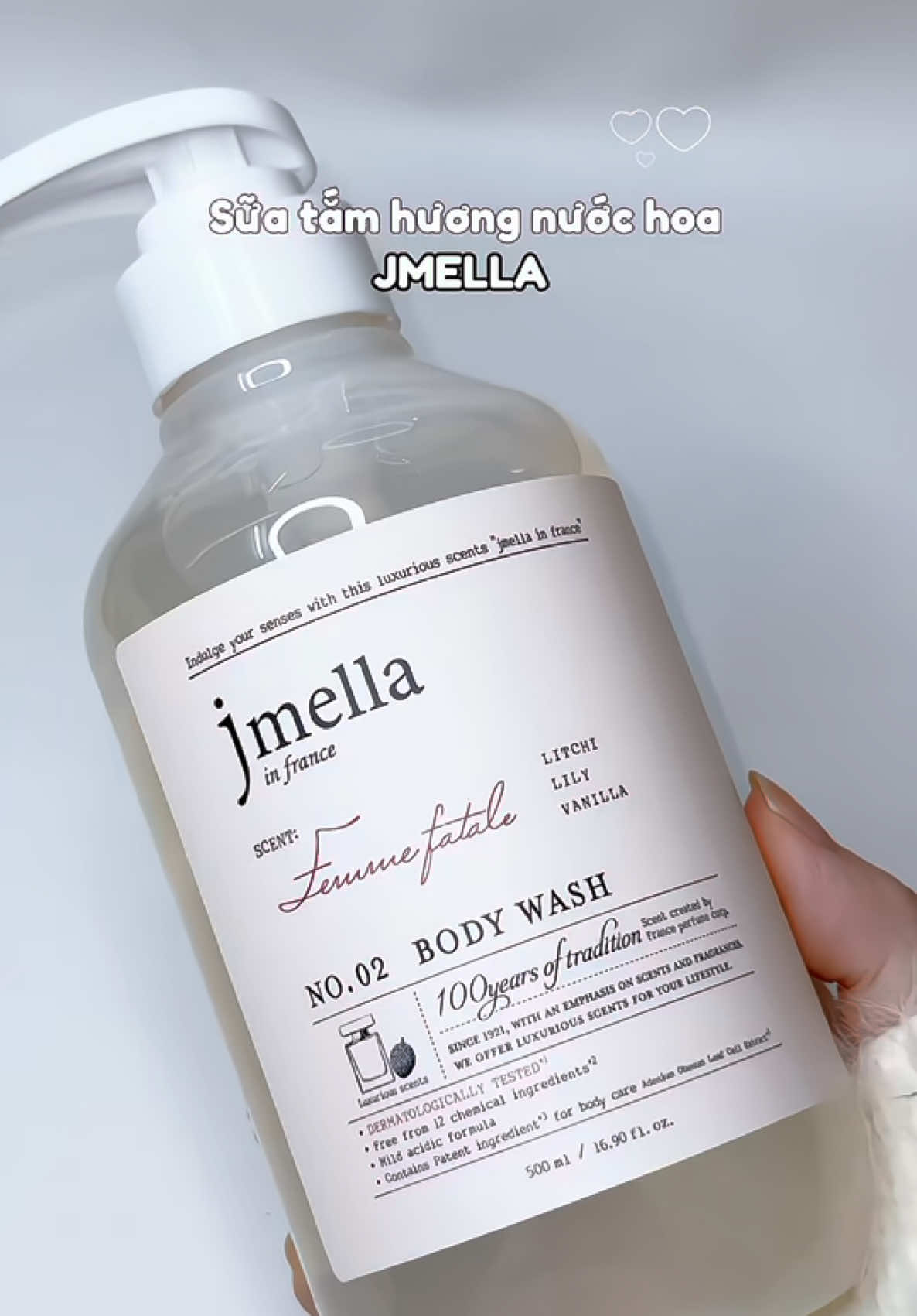 Một em sữa tắm siu thơm cho mấy bà tham khảo nè 🫶🏻🎀#suatamnuochoa #Jmella #Koreanbodycare #reviewlamdep #xuhuongtiktok #foryou #suatam 