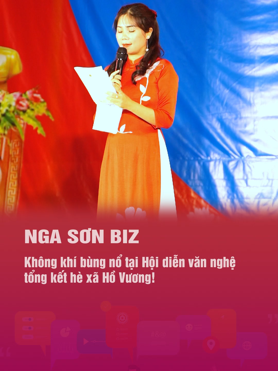 🎉 Không khí sôi động tại Hội diễn văn nghệ tổng kết hè xã Hồ Vương, chào mừng Đại hội Đảng bộ xã Hồ Vương nhiệm kỳ 2025 – 2030. 🌺 28 tiết mục đặc sắc, đậm bản sắc quê hương đã mang đến một đêm hội đầy màu sắc và cảm xúc. 👏 Một sân chơi bổ ích, gắn kết cộng đồng và lan tỏa tinh thần đoàn kết.