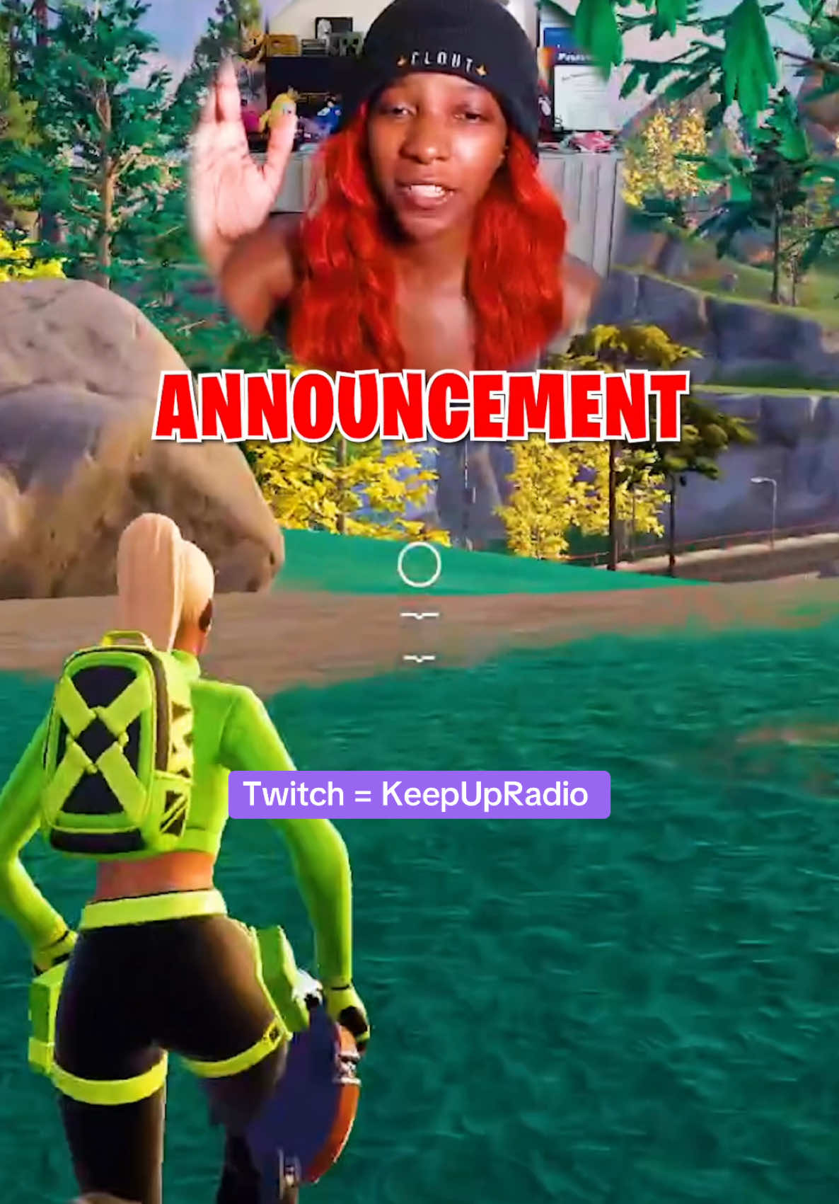 I’m playing Fortnite viewer games this FRIDAY at 3pm EST on Twitch = KeepUpRadio #fortnite #keepupradio #QueenOfFortnite 