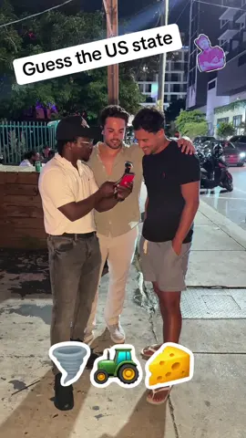 GUESS THE STATE BY EMOJI! Can you guess the U.S. state just by looking at emojis? 😂 Some got it right. Some were way off! 🎥 Filmed in Miami — the answers will shock you! 👇 Comment your guesses below 👇 #emojichallenge #fyp #usstates #viralvideo #funnyvideos #streetinterview #streetquiz #miami #usa_tiktok 