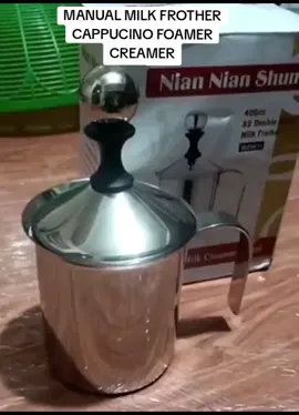 MANUAL MILK FROTHER DOUBLE  MESH COFFEE CAPPUCINO FOAMER CREAMER#COFFEEE #CREAMER #MILKFROTHER#fyp #fyppppppppppppppppppppppp #fypシ゚viral🖤tiktok #100kviews #fypviral #foryoupage #fypviral 