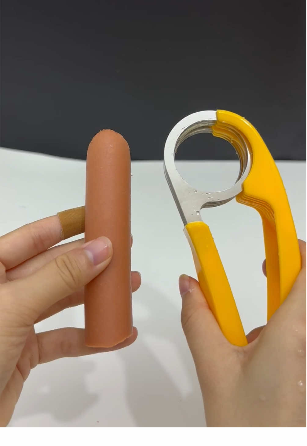 Can it cut the ham sausage?#satisfying 