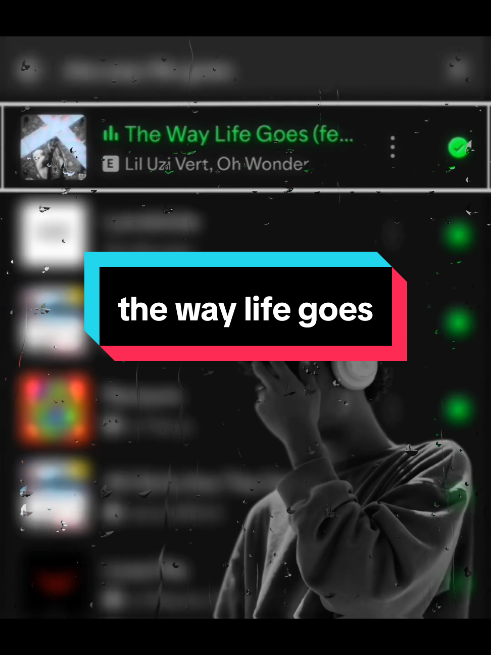 the way life goes >>> #liluzi #ohwonder #thewaylifegoes #lyrics_songs #spotify 