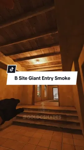 B SITE GIANT ENTRY SMOKE ON MIRAGE #CS2 #COUNTERSTRIKE 
