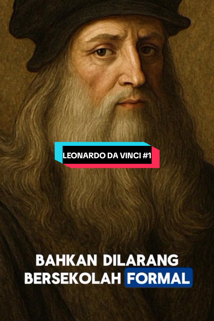Bagian 1 | Leonardo Da Vinci Dia bukan hanya pelukis… tapi juga penemu, insinyur, dan pemikir yang membentuk masa depan dunia. #LeonardoDaVinci #FYP #Viral #Sejarah #History #Legend #Motivation 
