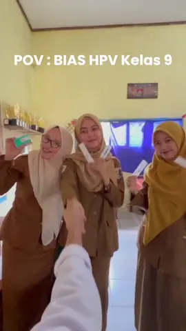 Assalamualaikum Tabik Puuun... Vaksin HPV (Human Papiloma Virus) adalah vaksin untuk mencegah kanker serviks pada wanita Vaksin HPV ini adalah program pemerintah yg diberikan secara gratis untuk siswi SMP khususnya kelas IX Yuk jangan sampai dilewatkan kesempatan berharga ini yaa adik-adik, see you di sekolah kaliaaaan ❤️ #BIAS #VaksinHPV  #PuskesmasWayMili #LampungTimur 