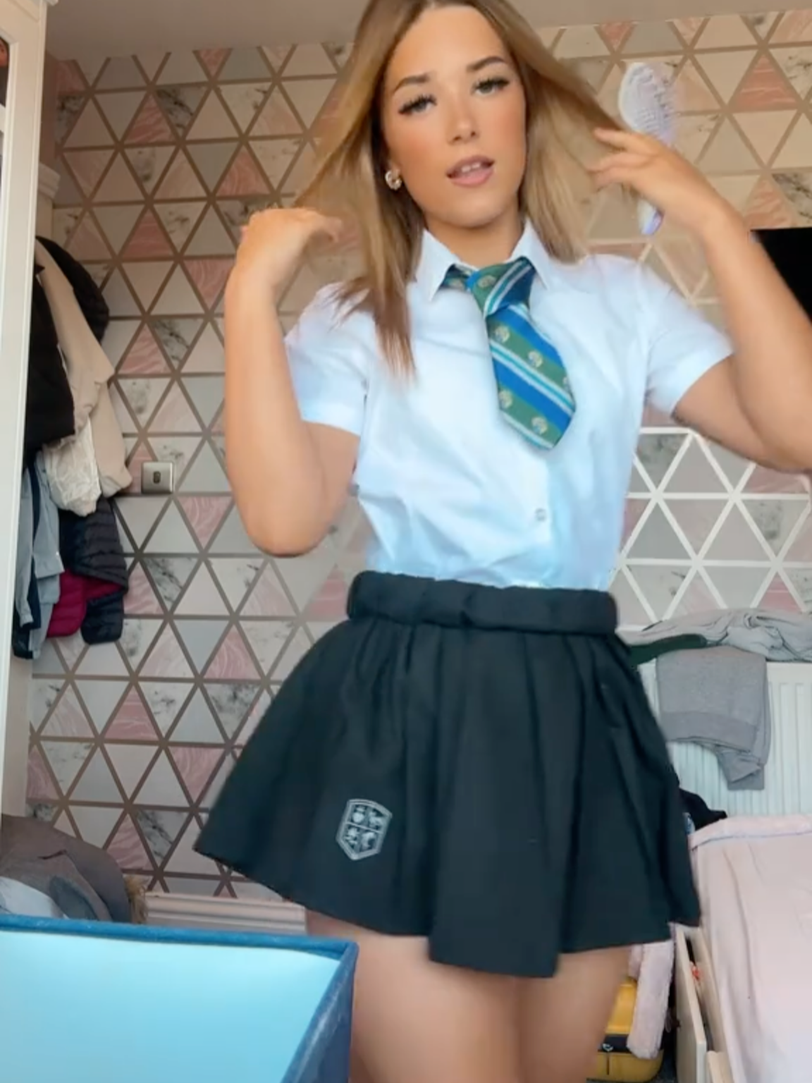 wow #chav #ukchav #leggings #nikeproshorts #nikepro #nikepros #socks #tights #scottishuniform #scottishuniforms #fyp