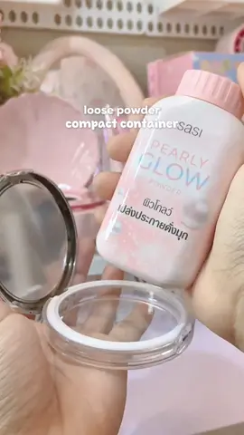 this loose powder compact container is perfect for your sasi powder 🎀 #sasi #compactcontainer #makeupcontainer #container #makeup #powder #loosepowder 