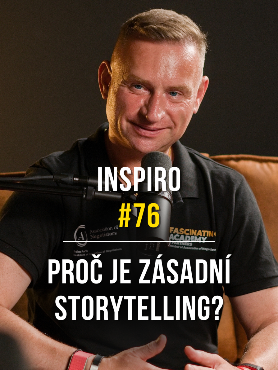 Vyprávět umí přece každej... Akorát, že vůbec! 🚫 Storytelling vyžaduje talent a cvik. ▶️ Jak docílit toho, aby vás všichni v místnosti pozorně poslouchali? ▶️ Jak v posluchačích vzbudit opravdu silné emoce? ▶️ Jak přednést svatební proslov, na který nikdo ze zúčastněných nezapomene? To všechno a ještě mnohem víc se dozvíte už dnes v 18:00 v podcastu Inspiro od jednoho z nejpovolanějších z oboru, Radima Paříka 🙏 Sledujte náš Youtube, Spotify a další podcastové platformy 🎧  #podcastinspiro #ceskepodcasty #komunikace #storytelling #vyjednavani #radimparik #prednaseni #prezentace #motivace #inspirace #uspech 
