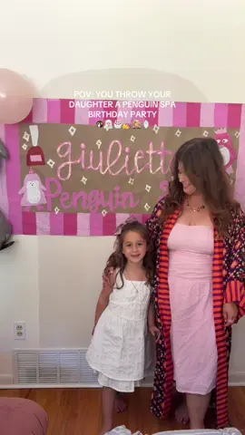 This was the cutest birthday party for my daughter! Everyone loved the penguin spa theme! The best part, my daughter had the best time & thanked me a million times for ‘the best party ever’ 🥹🫶🏻 #birthday #birthdayparty #party #partyprep #birthdaypartytheme #birthdaypartydecor #spaparty #spapartyforgirls #MomsofTikTok #momlife #momtok 