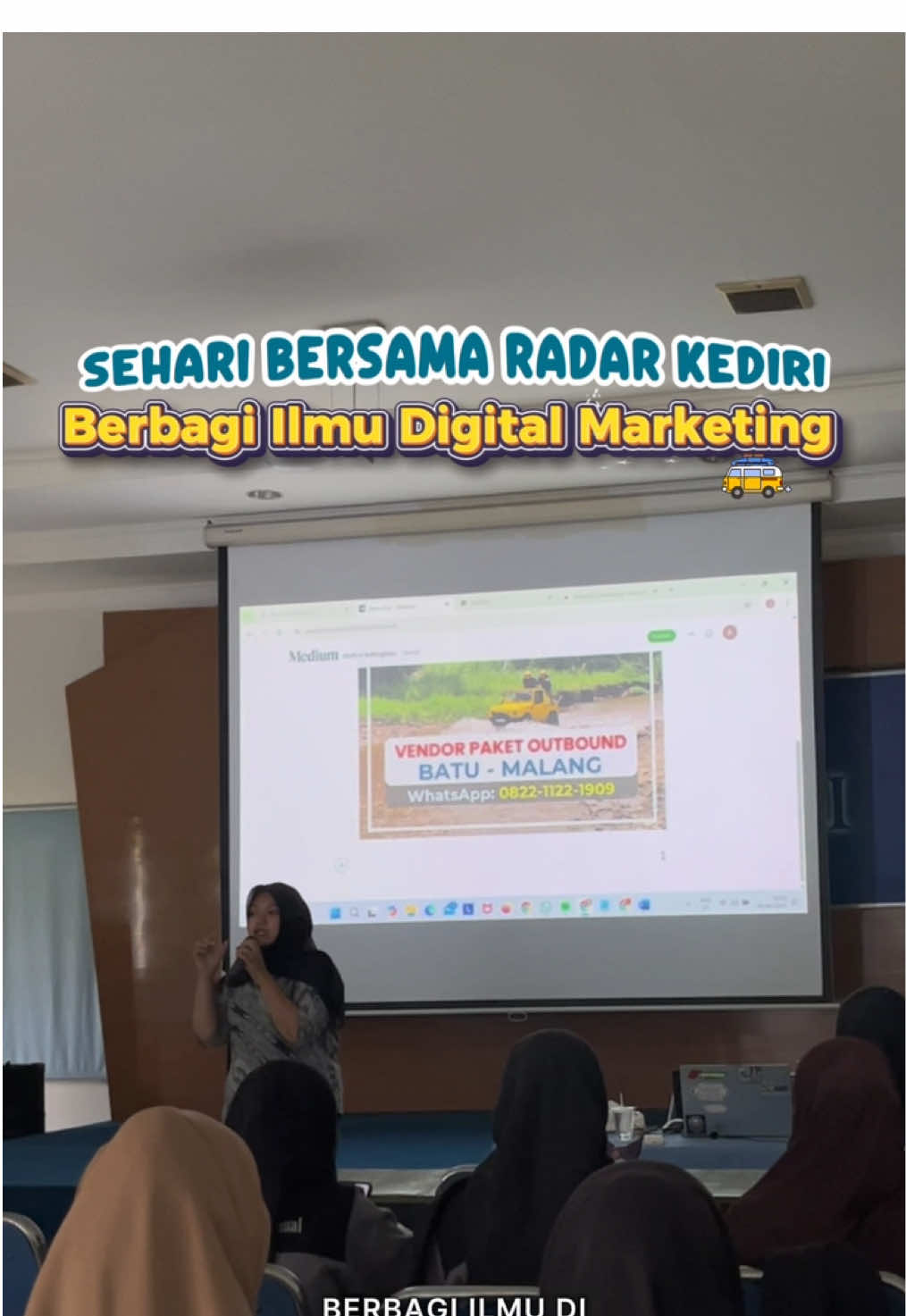 Seru banget bisa berbagi ilmu di Radar Kediri! Kita bahas cara posting di platform yang tepat, bikin deskripsi pakai AI, sampai tips bikin konten sosial media yang menarik.  Semoga teman-teman bisa langsung praktik dan berkembang di dunia digital marketing. #radarkediri #digitalmarketing #sharing 