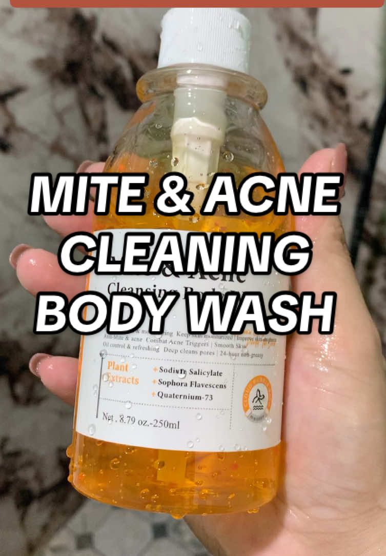 Mite & Acne Body wash para sa  pangangati at mga tagiyawat sa ating katawan 💓 #bodywash #miteandacnecleansingbodywash #quarxery #bodycare #quarxerymiteandacnebodaywash 