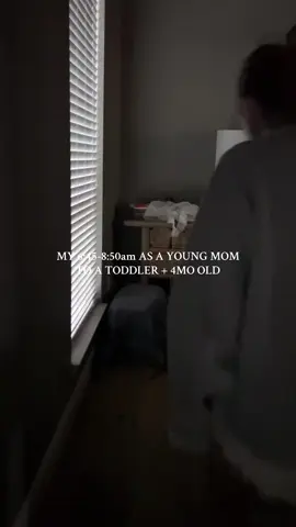 My 6:45-8:50am as a young mom x2!!