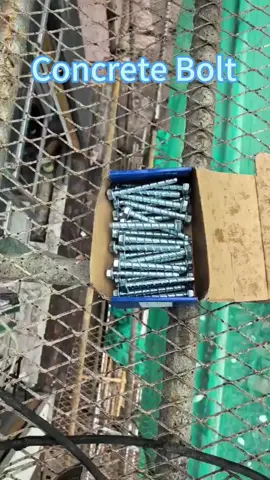 Learn to install concrete bolts in 30 sec! 💪#fastener#concrete#cement#bolt#factory#installation 