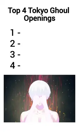 Top 4 Tokyo Ghoul Openings (no debate) | #tg #tokyoghoul #unraveltokyoghoul #unravel #ranking #rankingopenings #tokyoghoulopening 