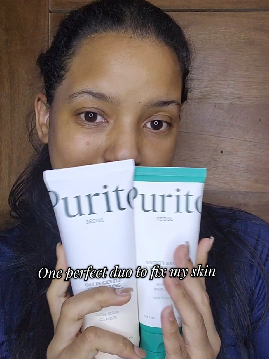 Stressed to calm skin✨️ @PURITO SEOUL #Purito #PanthenolCream #KoreanSkincare #GlowCream #Glowingskin #SkincareRoutine 
 #ViralMoisturizer #ViralCream #skintok  #creatorsearchinsights 