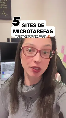 Precisa de DINHEIRO em 2025? 💸 Aqui estão 5 sites de MICROTAREFAS que estão bombando e podem ser a sua próxima RENDA EXTRA online! 💬 Há 5 anos ajudo mulheres a saírem das dívidas, ensinando como se organizar financeiramente e a fazer renda extra pela internet. 👉Então já anota aí pra você começar a ganhar também 🤑 1️⃣ TaskVerse – transcreva áudios, revise textos ou modere conteúdo. Tudo no seu tempo, pelo celular. 2️⃣ ClickWorker – responda pesquisas, teste apps, escreva textos. Trabalhou? Recebe na semana. 3️⃣ OnlineJob – assista vídeos, teste aplicativos, responda perguntas e receba em euros. Dá pra indicar amigos e turbinar ganhos. 4️⃣ Sproutgigs – um “mercadão” de tarefas rápidas, onde você até cria sua lojinha de serviços. 5️⃣ CrowdTest – plataforma brasileira que paga pra testar apps e encontrar erros. Ideal pra quem é detalhista. Esses sites são reais, testados e podem ser o início da sua liberdade financeira. Mas o segredo é saber como usar da forma certa. 👉Comenta “QUERO” que eu te mando o link de todos eles pra você começar ainda hoje! 💚 #dinheiro #rendaextra #microtarefas #rendadigital #trabalharemcasa #dinheiroonline #homeoffice #ganhardinheiroonline #freelancerdigital #rendaextra2025