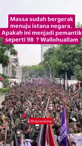 #demo gede gedean sdh berjalan menuju istana #crbn 
