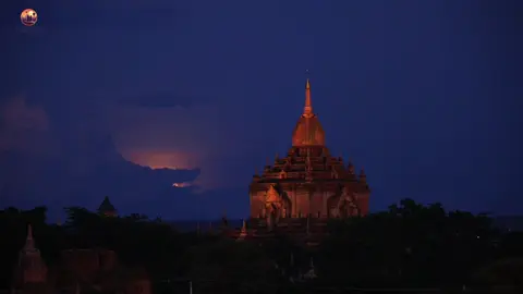 ဝါခေါင်လပြည့်နေ ညက Video လေး 🌕 #foryou  #bagan  #baganlover 