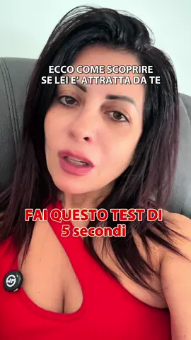 Fai questo test di 5 secondi e scopri subito se lei é attratta da te!  #consigli #seduzione #relazioni 