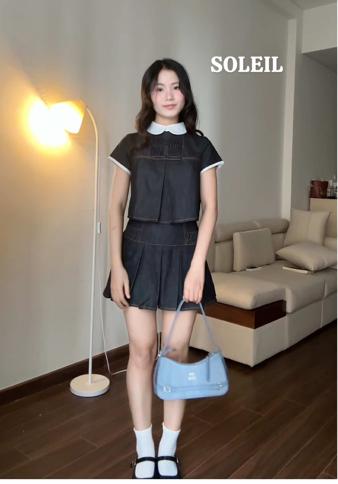 Try on set váy xinh 🦋 @SOLEIL VN  #myoutfit #thoitrangtiktok #outfits #viral #soleil 