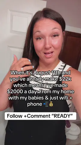 I was a burnt out mom always trying to provide the BEST for my babies & in return.. I was just burnt out and still falling behind on all our bills. 😭 I went to college. I had the degree.  I had the full time job, benefits and pension.  Still felt like I was in a rat race that never stopped. I was DONE with trading time to make money just to scrap by.. while missing my kids grow up 🙌 I found a perfect side hustle that was beginner friendly and I could work 1-2 hours in the cracks of my busy day!  You can too- I teach people everyday the exact skills and strategy that I use to make money online 💰👀 Comment “READY” and I’ll show you too! #wifimoney #passiveincome #makemoneyfromhome #makemoneyontiktok #sahmsoftiktok #momsontiktok #momsover30ontiktok 