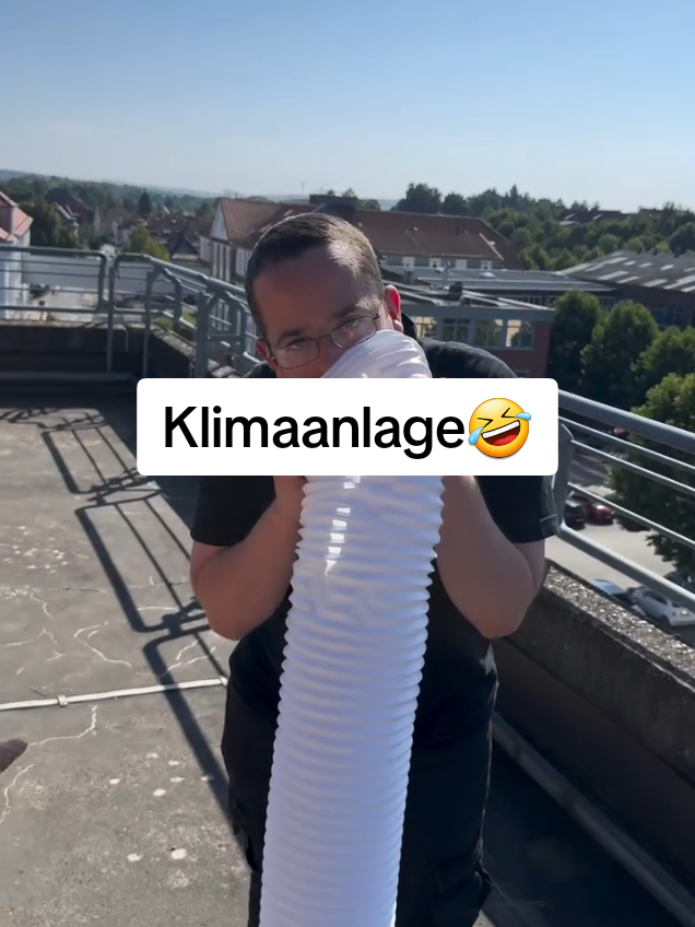 Klimaneutral werden leicht gemacht🤣🤣 #klima #florian #matthias #klimaanlage #verarscht 