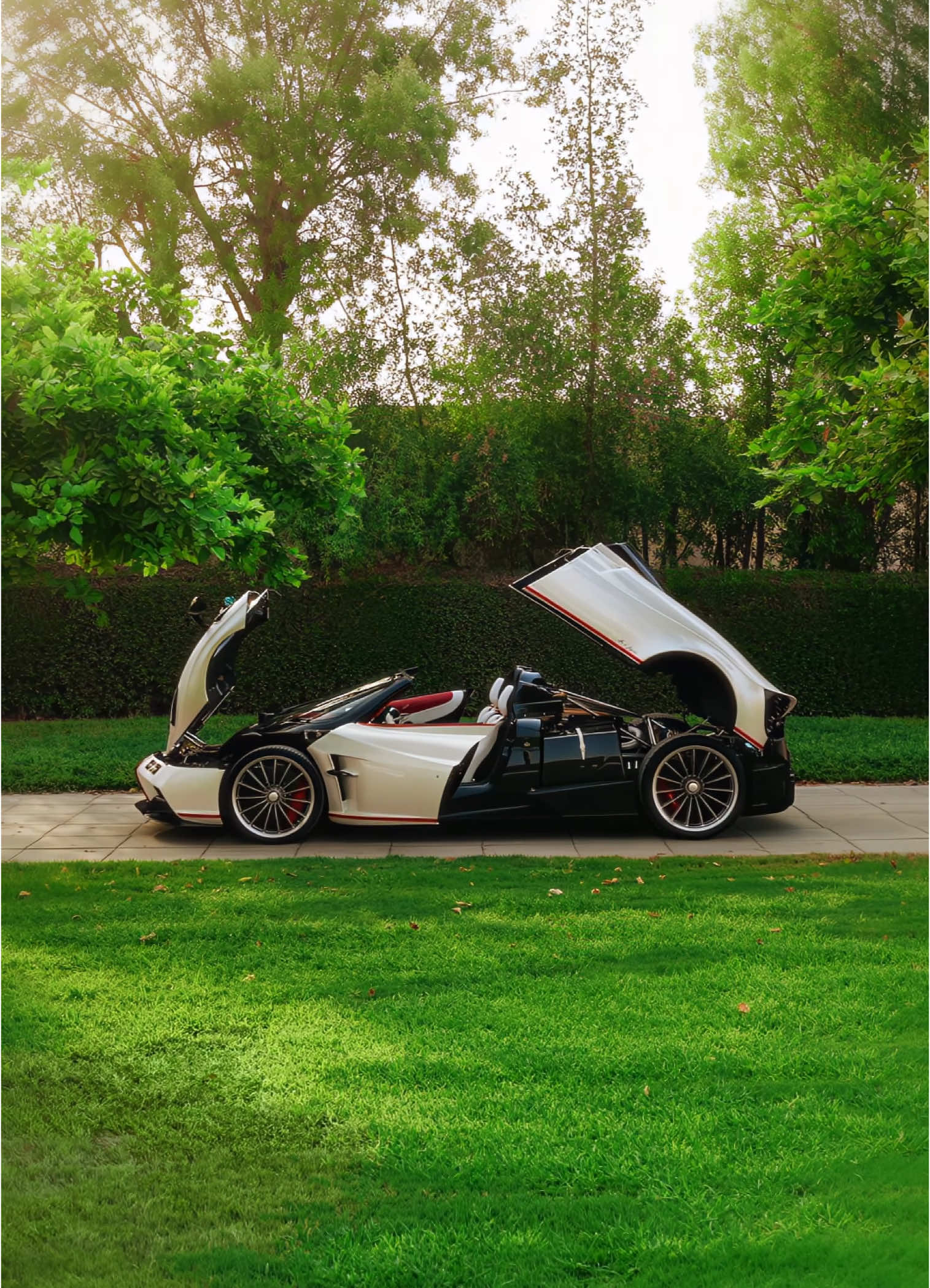 Rarity isn’t found, its built.🤍 - Pagani Huayra Roadster - 1 of 100 #pagani #huayraroadster #rarecars #cartok #fyp 