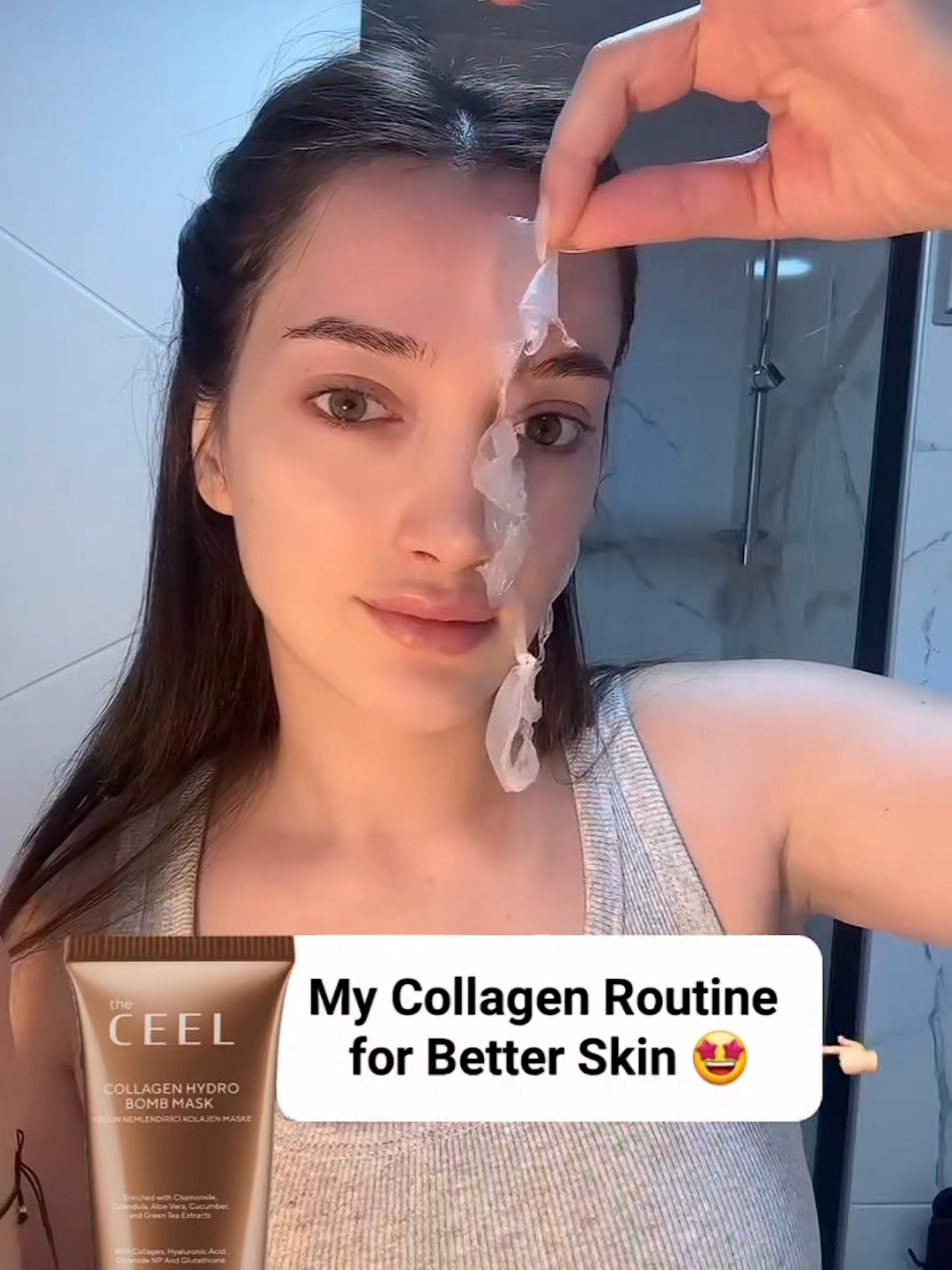 The CEEL Collageen Hydro Bomb Masker Geef je huid een stralende tint met deze Peel-Off masker! 👉🏼 Afpelbare gezichtsmasker met collageen, hyaluronzuur, ceramide NP en glutathion, hydrateert diep en versterkt de huidbarrière. Wil je je huid een frisse, zachte en volle uitstraling geven? Dan is dit masker perfect voor jou! Ontdek nu op theceel.com en bol.com #collageenmasker #hydrobomb #gezichtsmasker #gezichtsverzorging #peeloffmask #peeloffmasker