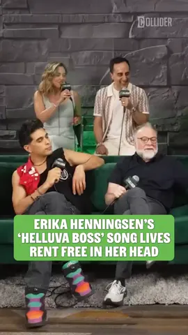 Erika Henningsen on the one Helluva Boss song that lives in her head rent free 🎵 #ErikaHenningsen #HelluvaBoss #SDCC