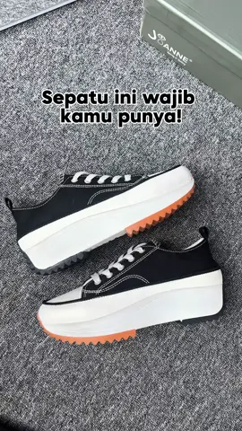 Yuk koleksi wedges sneakers Jn2855 sekarang! #fyp #viralditiktok #sepatujoanne #sepatuwanita #bestseller #sneakers #sneakerswanita #rekomendasisneakers #sepatusneakers #sepatuhangout 