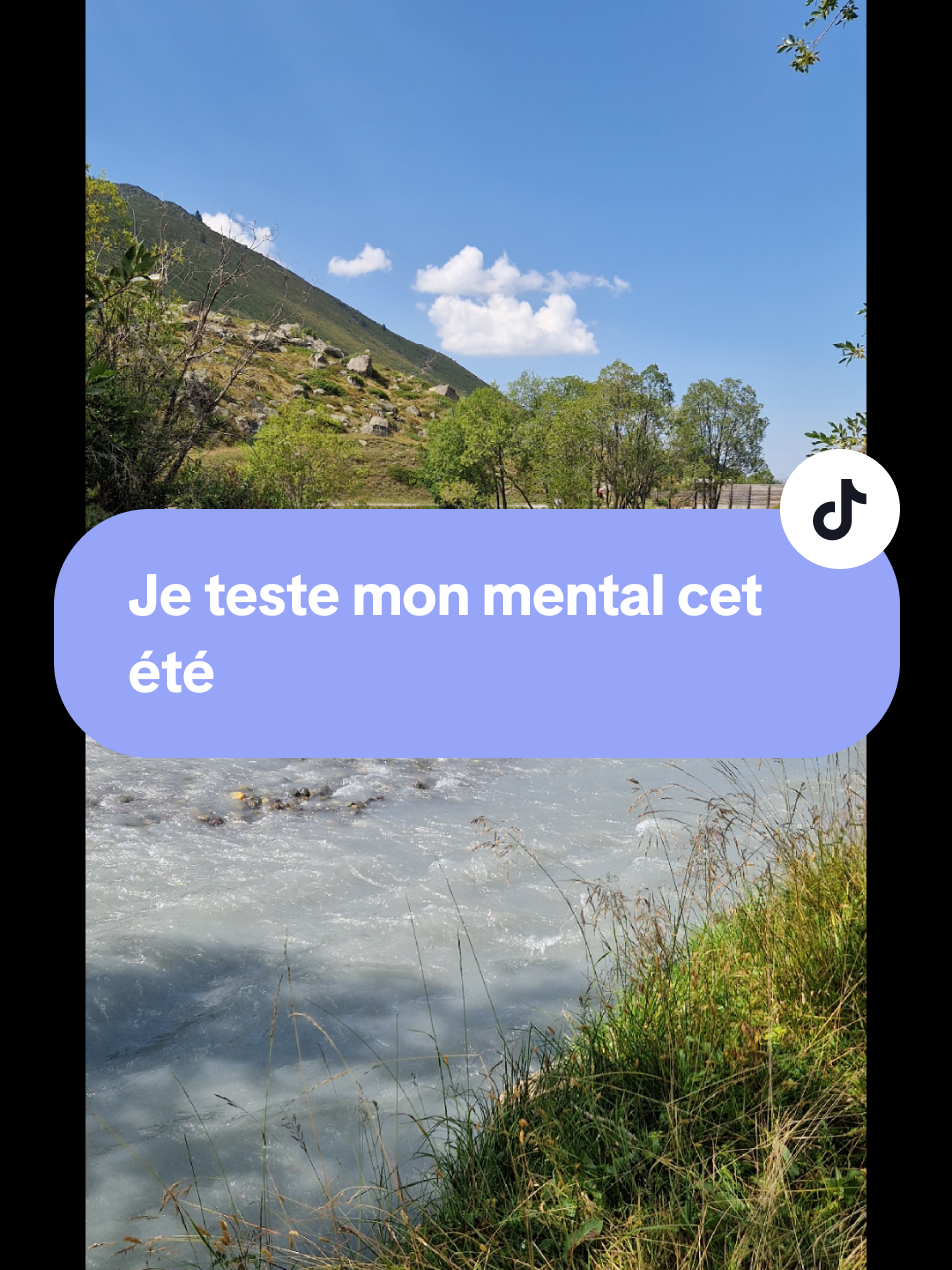 Parceque j'aime jouer le jeu !  baignade en torrent de haute montagne (1800 m). et toi, quel défi as tu relevé cet été ?  #mental #été #performance  #developpementpersonnel 