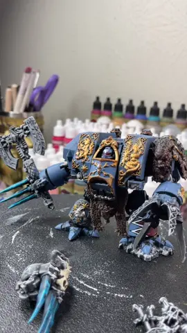 #workinprogress #miniature #painting #warhammer40k #spacewolves he is shaping up, got a bit more to paint and work on but I like how he is turning out