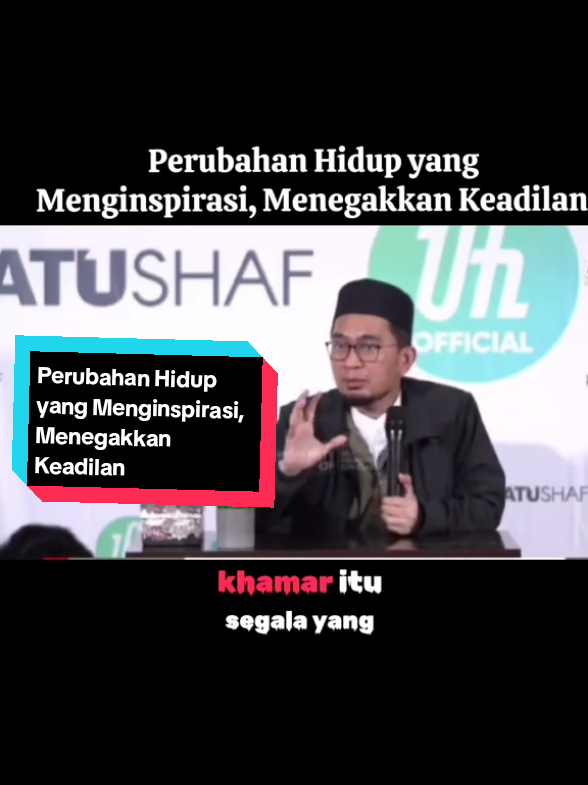 Perubahan Hidup yang Menginspirasi, Menegakkan Keadilan! #ustadzadihidayat #uah #umar #ceramahpendek #fyp #virall 