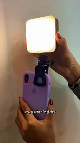 Luz De Preenchimento LED Para Telefone Celular Portátil Ajustável Lâmpada De Vídeo Recarregável #luz #led #lampada #telefone #redline 