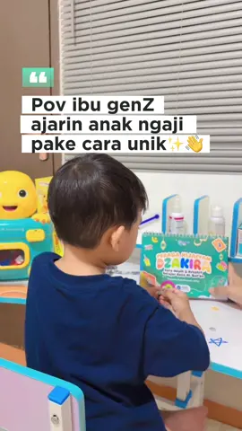Akhirnya nemu cara asik dan seruuu biar anak betah baca huruf hijaiyah😍😍 #bukuperagahijaiyah #anakbelajariqra 