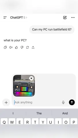 What ChatGPT thinks of my Toaster PC #pcgaming #pcgamer #gaming #pcsetup #pcbuild #techtok #pc 