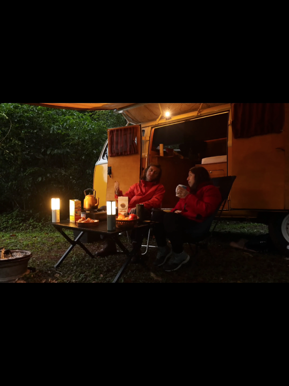 Van Camping on a Rainy Day  #creatorsearchinsights #camping #campinglife #vanlife #vanliving #fyp #tiktok 