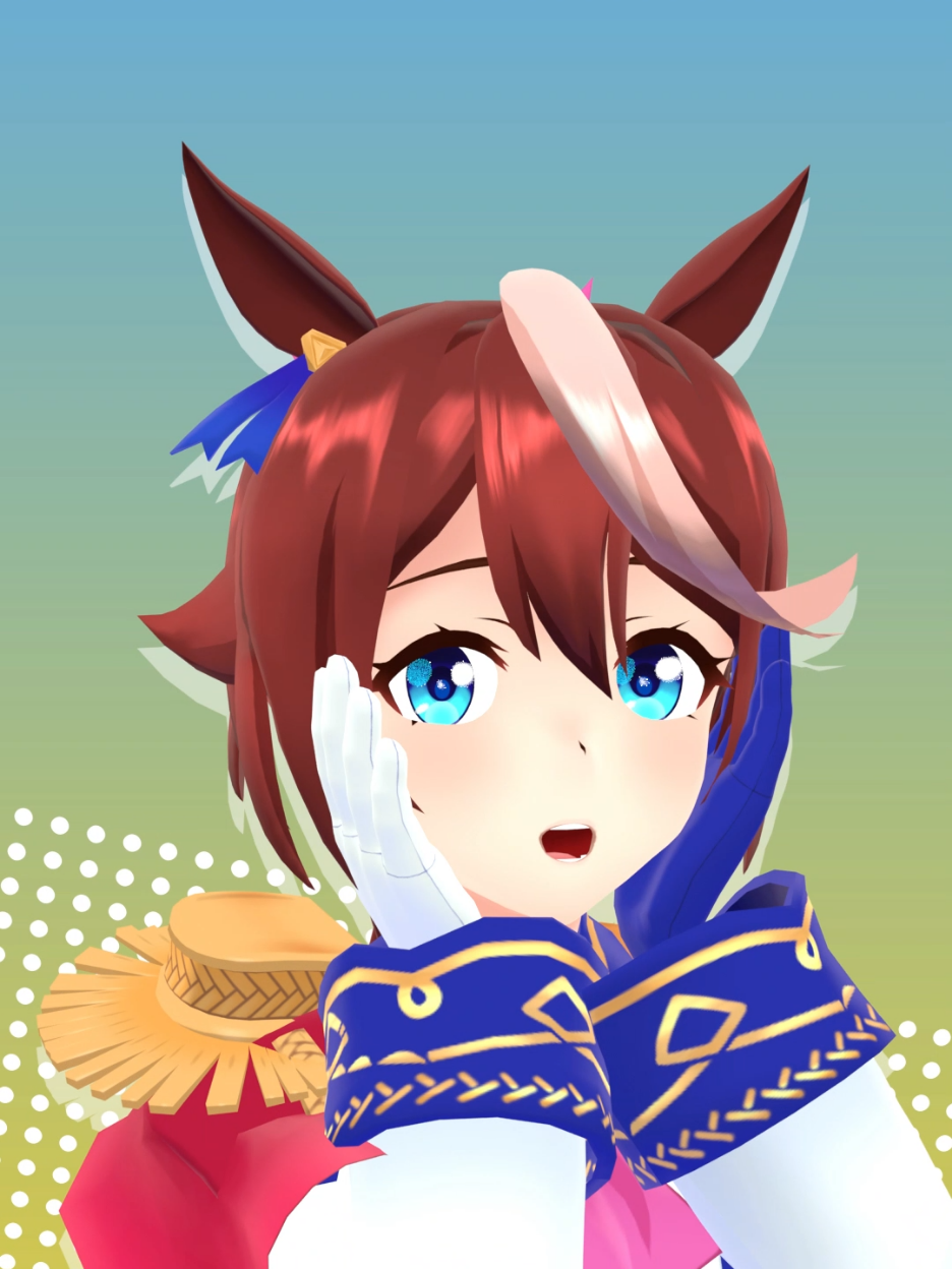 ต้มไก่ เทโพ Topping ด้วย Hachimi ครับ #animation #aftereffects #blender #umamusume #tokaiteio 