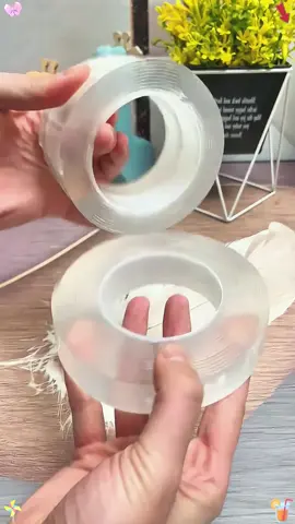 Fita Adesiva Dupla Face Transparente Ultra Forte Silicone #FixacaoPerfeita#PraticidadeDiaria#AdesivoForte#Multiuso#TikTokShopBacktoSchool