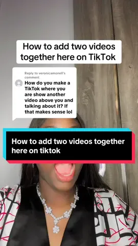 Replying to @veronicamonell how to add two videos together here on TikTok #tiktoktips #creatortips #newontiktok #newbeginners #light4198 