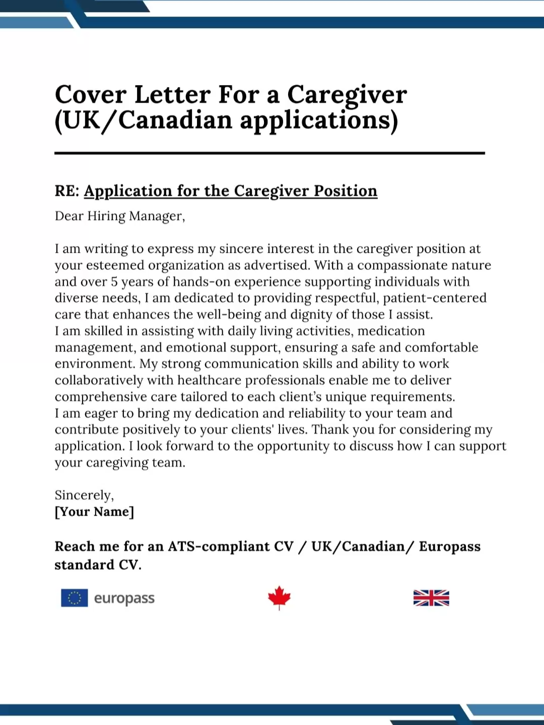 Comment your biggest challenges below, and I’ll help you craft an ATS-friendly CV that stands out and gets noticed by recruiters. Don’t let your application hold you back — let’s boost your chances today! #CaregiverJobs #UKJobs #CanadaJobs #CaregiverLife #JobSearchTips #ResumeHelp #ATSCV #JobApplications #CaregiverCareer #GetHired #JobTips #CaregiverOpportunities #CVWriting #JobHunting #CareerAdvice