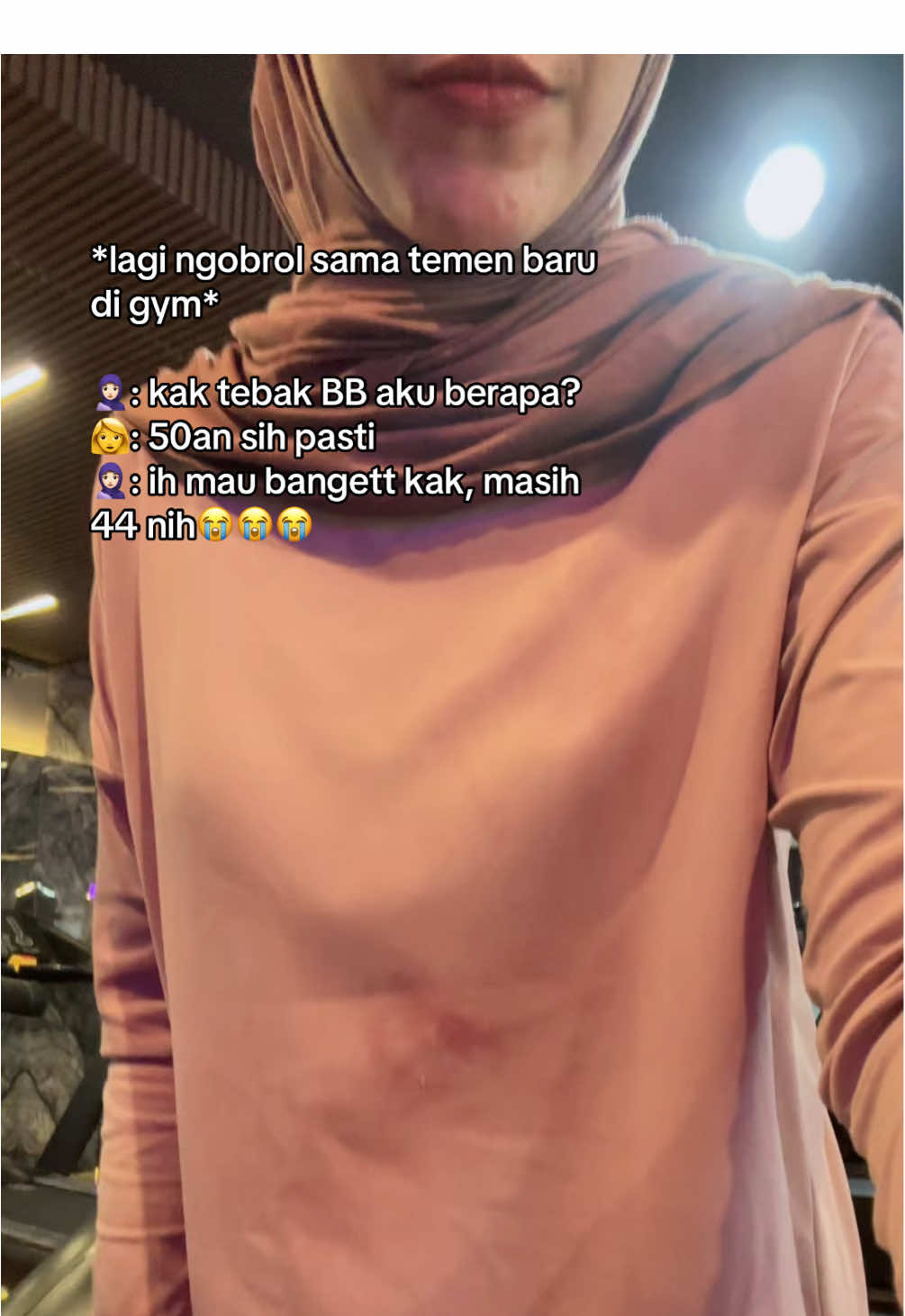 seneng banget plis dikira 50kg😭🙏  #gym #gymgirls #bulking #OOTD #motivation 