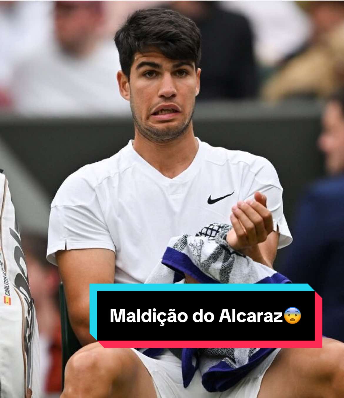 😳Maldição do Alcaraz. Será que alguém ainda vai querer treinar com ele depois dessa? 🙄 #alcaraz #atp #Tennis #Sinner #joaofonseca 