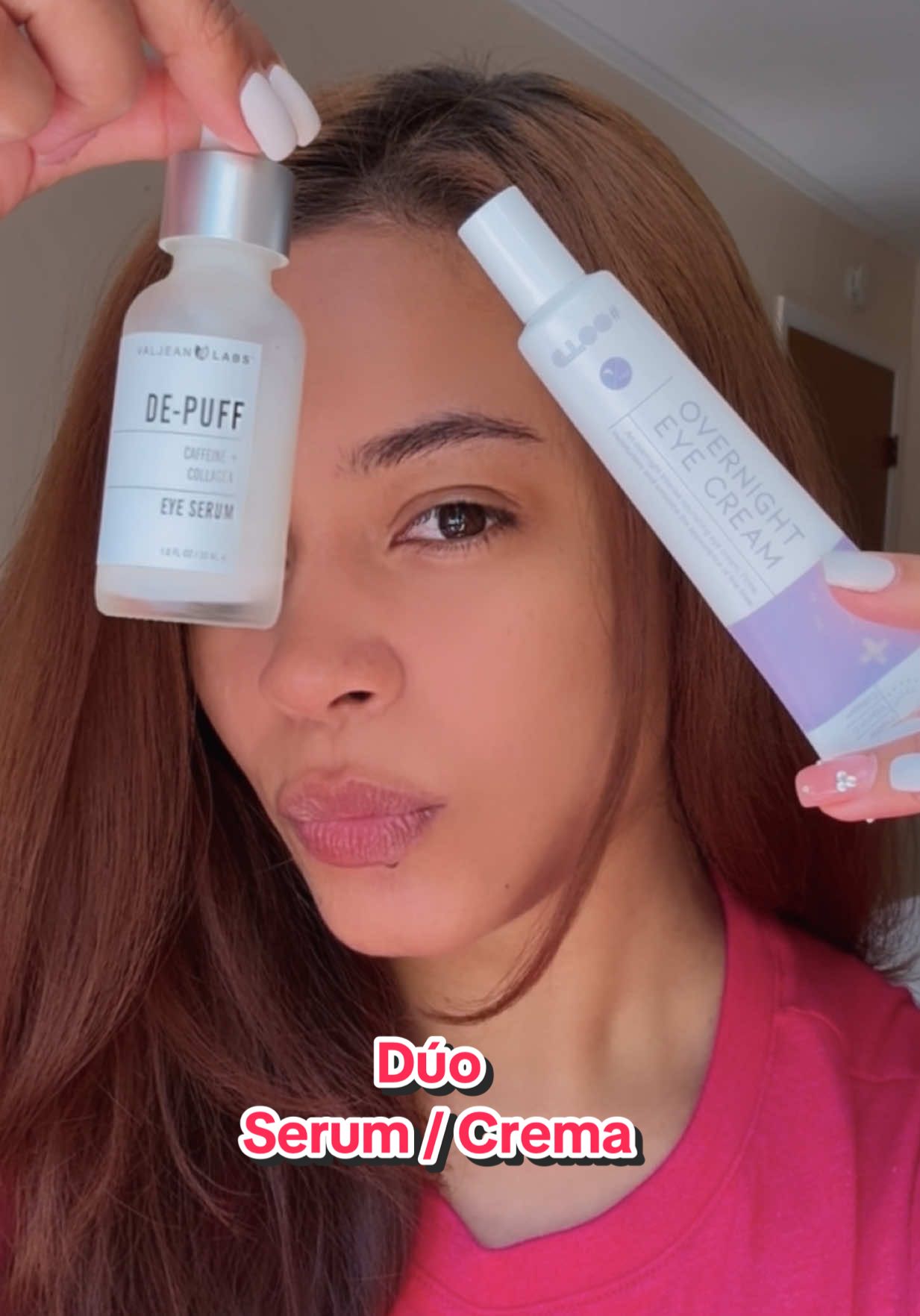 De amiga a amiga: tus ojeras necesitan esto 💆🏽‍♀️🫶🏻 Antes, mis ojeras eran mi mayor inseguridad… ahora, con este dúo, mi mirada se ve fresca y descansada ✨ 💧 Overnight Eye Cream – Repara e hidrata mientras duermes. @ootd.com  🌿 De Puff – Desinflama y reduce bolsas al despertar. @ValjeanLabs  Comenta “serum” o “crema” y te envío el link 💌 #OOTD #valjeanlabs #valjean #eyecream #eyeserum #beauty #skinkare  
