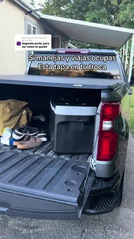 Respuesta a @garcialop3s si manejas y te gusta viajar ocupas tener esta tapa#bed#cover#chevy#silverado