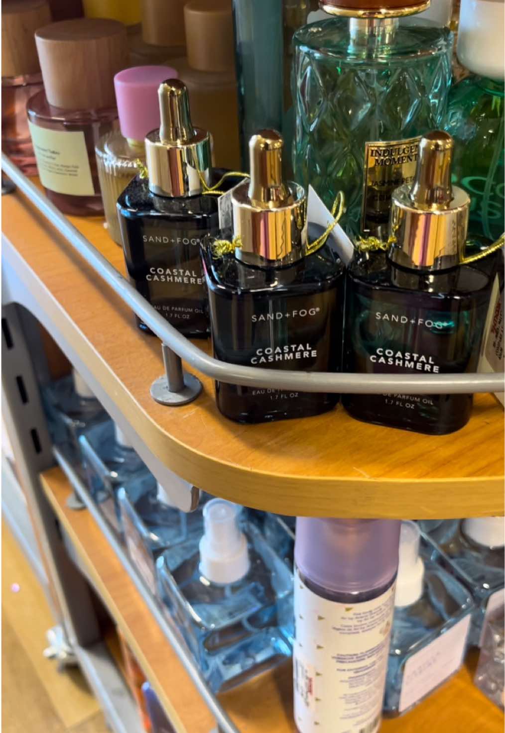 Once I get spa day and innocence I'll be done. Well I kinda want to smell Vanilla & Amber and marshmallow skies so maybe after that.. #perfume #perfumetok #sandfog #perfumeoil 