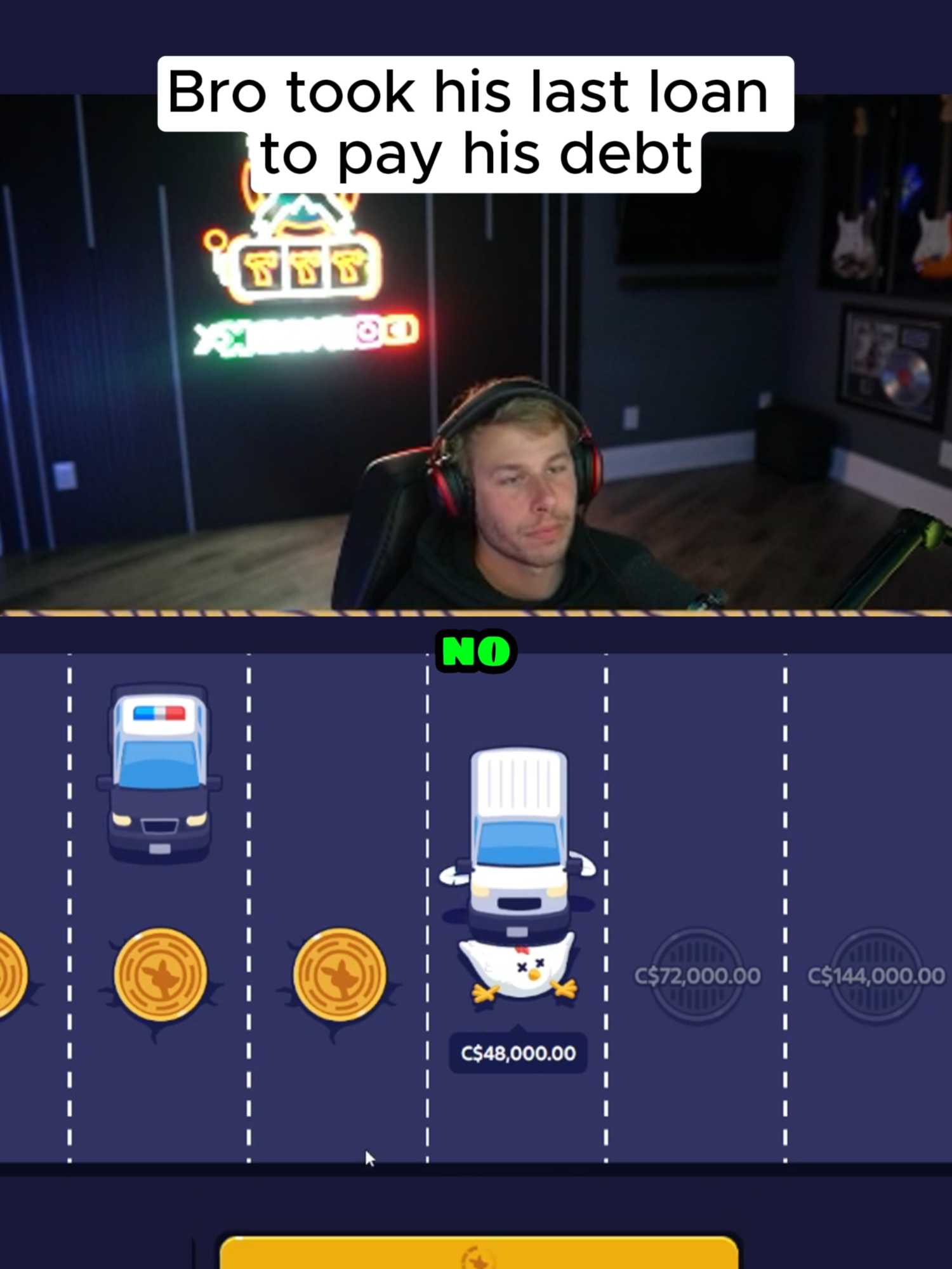 Bro took his last loan to pay his debt #fyp #streamer #explore #irl #viral #foryou