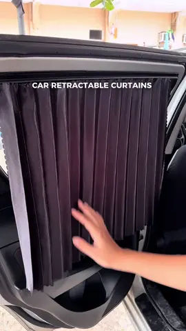 Universal car retractable curtains #caressentials #universalcarcurtain #retractablecarcurtains #carcurtain #carmusthaves #fyp #magneticcarcurtain 