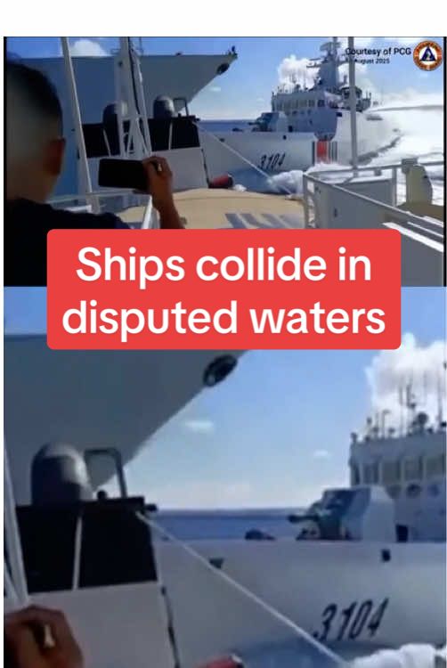 Philippine coast guard says Chinese vessels chased and blocked its ships before a Chinese coast guard and navy vessel collided. #DailyMirror #News 